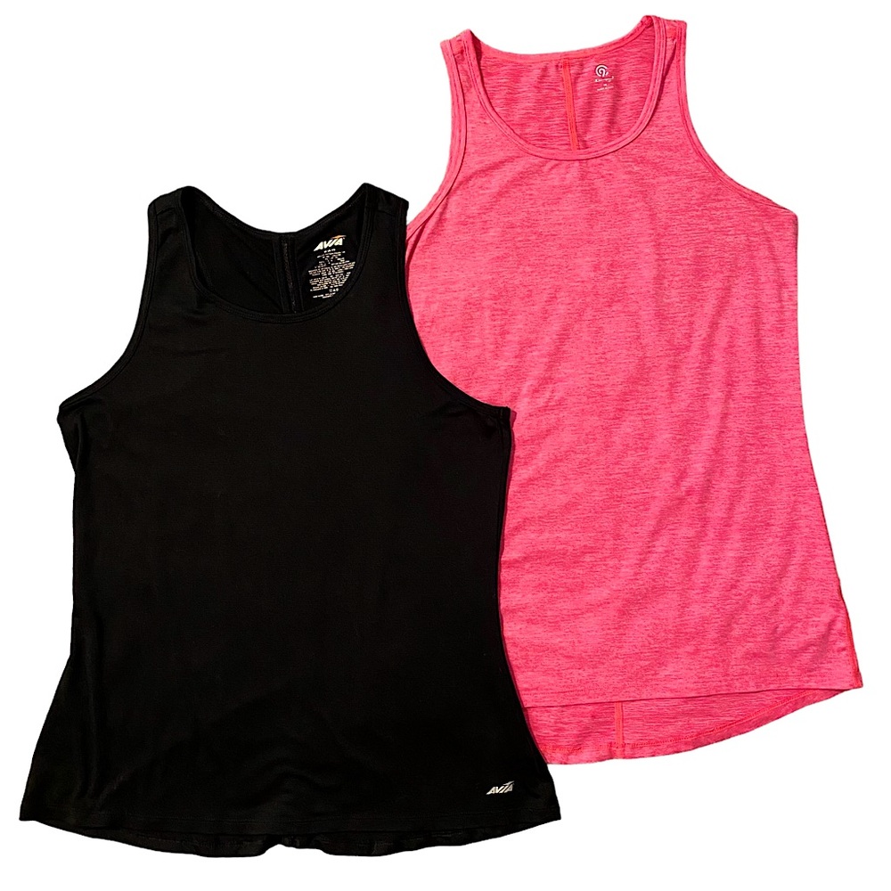TWO MEDIUM WORKOUT TANK TOPS